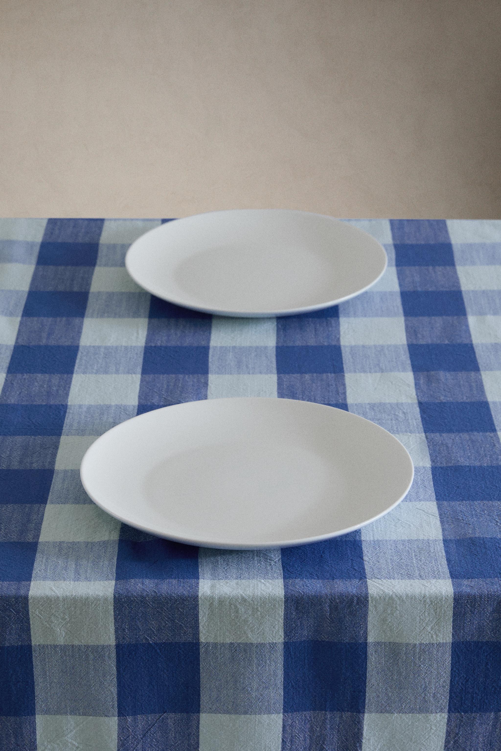 CHECK COTTON TABLECLOTH